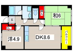 ドミトリ－箕面の物件間取画像